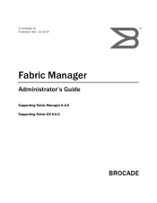 HP A7533A Brocade Fabric Manager Administrator's Guide v6.0.0 (53-1000610-01, April 2008)