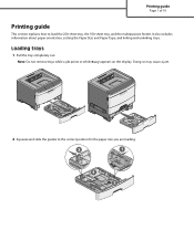 Lexmark 460dn Printing guide