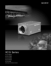 Sony XCGSX99E Installation Guide (GigE New w 99E)