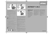 Stihl AutoCut C 25-2 Instruction Manual