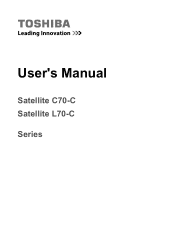 Toshiba Satellite Pro C70-C PSCSFC-003001 Users Manual Canada; English