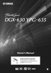 Yamaha DGX630B Owner's Manual