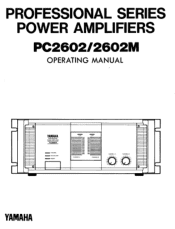 Yamaha 2602M Owner's Manual (image)