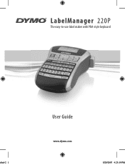 Dymo LabelManager® 220P User Guide 1