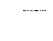 Epson WF-M1030 Users Guide