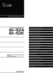 Icom ID-52A Advanced Manual english