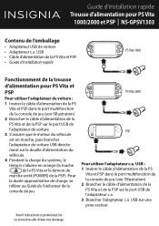 Insignia NS-GPSV1303 Quick Setup Guide (Français)