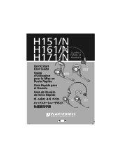 Plantronics H171N User Guide