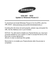 Samsung SGH-I907 Installation Guide (user Manual) (ver.1.0) (English)