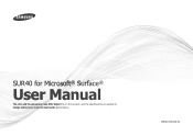 Samsung SUR40 User Manual