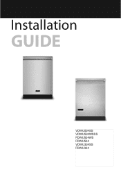 Viking FDWU324 Installation Instructions