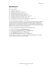 Xerox C2424 User Guide Section 7: Maintenance