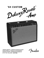 Fender 64 Custom Deluxe Reverb Owner Manual