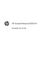 HP Scanjet Enterprise 8500 HP Scanjet Enterprise 8500 fn1 - User Guide