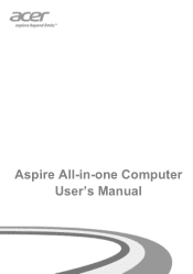 Acer Aspire Z3-601 User Manual (Windows 8.1)