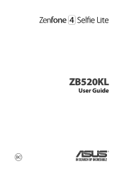 Asus ZenFone 4 Selfie Lite ZB520KL ZenFone4 Max ZB520KL English user guide