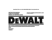 Dewalt DW235G Instruction Manual
