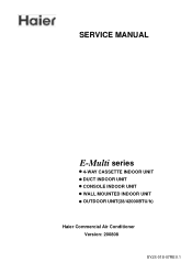 Haier AB072XCEAA Service Manual