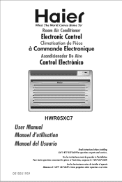 Haier HWR05XC7 User Manual