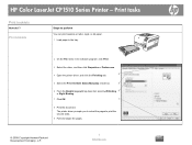 HP CP1518ni HP Color LaserJet CP1510 Series Printer - Print Tasks