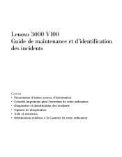 Lenovo V100 (French) Service and Troubleshooting Guide