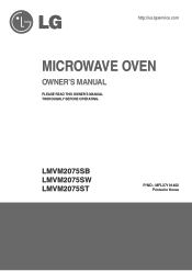 LG LMVM2075SW Owner's Manual