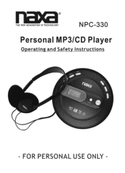 Naxa NPC-330 NPC-330 English Manual