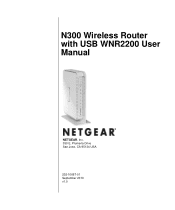 Netgear WNR2200 N300 Wireless Router with USB WNR2200 User Manual