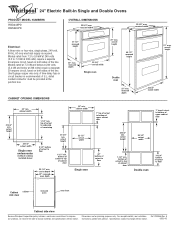 Whirlpool RBD245PDS Dimensions