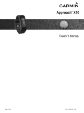 Garmin Approach X40 Owner s Manual PDF