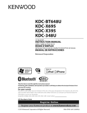 Kenwood KDC-BT648U Instruction Manual
