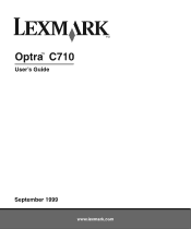 Lexmark Optra C710 User's Guide