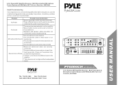 Pyle PT6000CH Instruction Manual