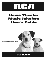RCA RTD750 User Guide