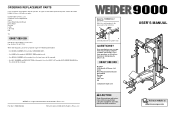 Weider Pro 9000 Instruction Manual