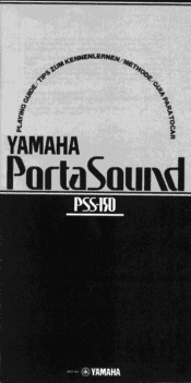 Yamaha PSS-150 Owner's Manual