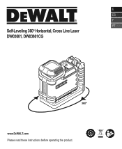 Dewalt DW03601 Instruction Manual