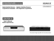 Humax CR-FOXCI User Manual