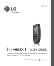 LG UX310 Owner's Manual