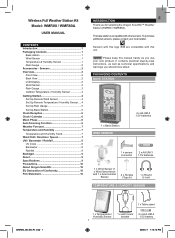 Oregon Scientific WMR80A User Manual