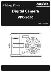 Sanyo VPC S6 Instruction Manual, VPC-S650
