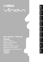 Yamaha YVS-120 Venova YVS-120 Owners Manual