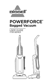 Bissell PowerForce Bagged Vacuum Cleaner 1739 User Guide