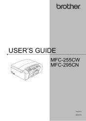 Brother International MFC 255CW Users Manual - English