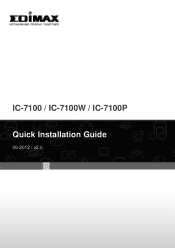 Edimax IC-7100 Quick Install Guide