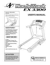 NordicTrack Ex3300 Uk Manual