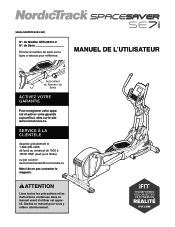 NordicTrack Space Saver Se7i Canadian French Manual