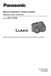 Panasonic DC-GH6 Operating Instructions French