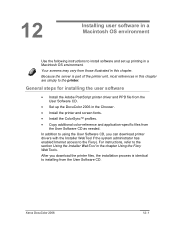 Xerox 2006NPC DocuColor 2006 Macintosh OS User Software Install