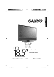 Sanyo DP19241 Owners Manual